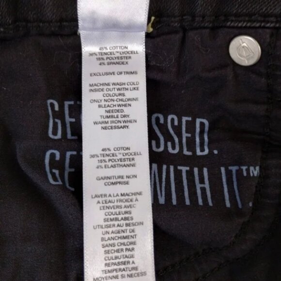 Duer Slim Fit High Rise Jeans Black Size 29 - Picture 5 of 9